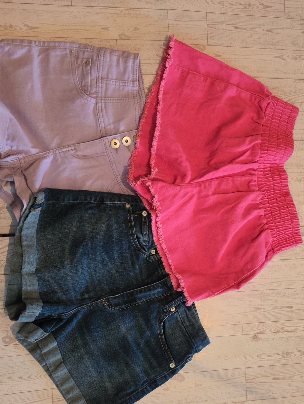 No Boundaries Women's Shorts Bundle of 3 | Size 7 & Medium | Denim & Casual